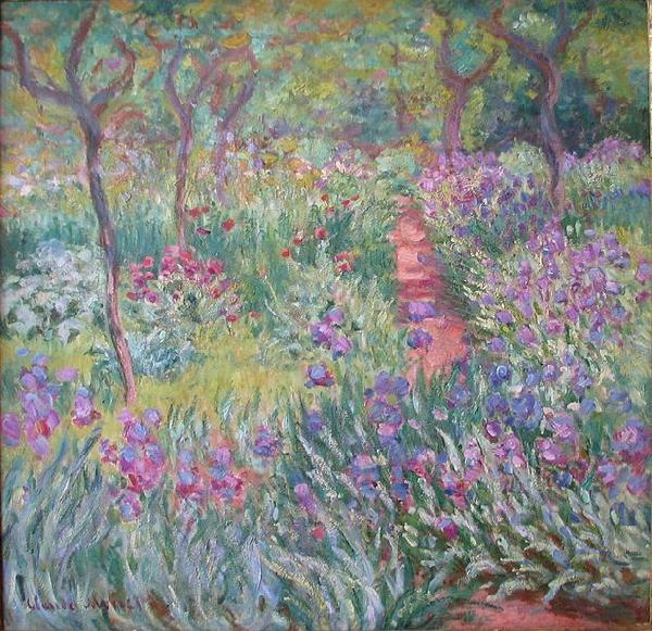 Claude Monet The Artist's Garden at Giverny oil painting image
